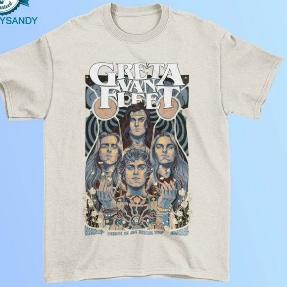 Greta Van Fleet Band T-shirt Gift for Men Women Fans GV71 - Picture 1 of 1